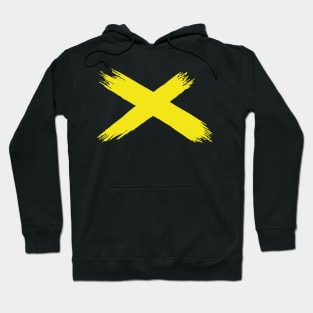 X yellow Hoodie